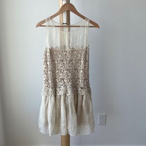 Red Valentino Mini Dress Size 2 - Beige